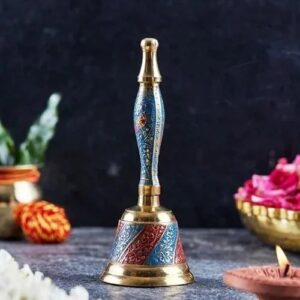Handcrafted Brass Pooja Hand Bell