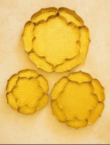 Golden Polished Metal Urli