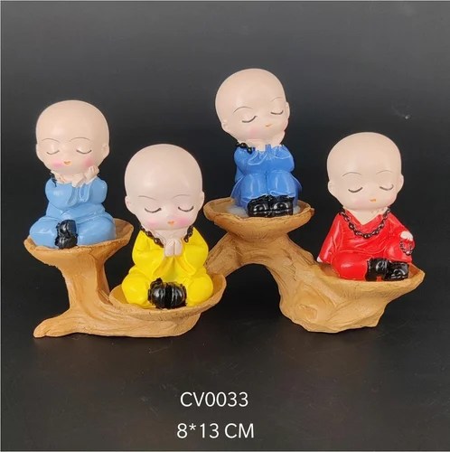 Meditating Monk Harmony Decor
