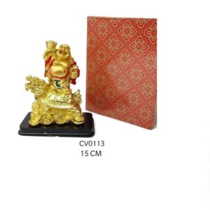 Lucky Buddha on Turtle Decor