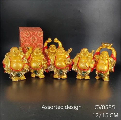 Assorted Large Laughing Buddha Set