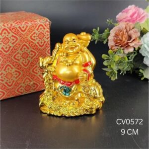 Prosperity Laughing Buddha with Gold Ingots