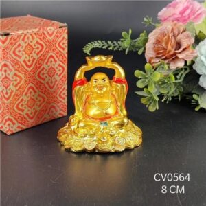 Fortune Buddha with Upraised Gold Ingot
