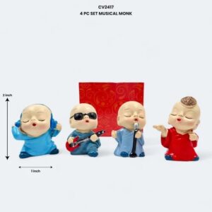 Little Maestro Monk Showpiece Set
