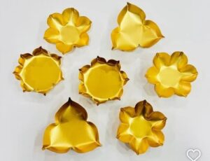 Metal urli bowl for candle making