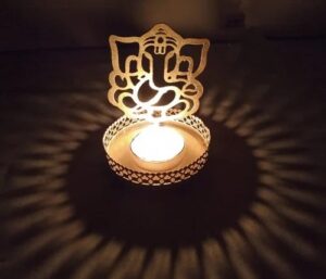 Ganesha Shadow Diya