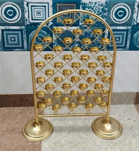 Metal Lattice Tea Light Candle Stand