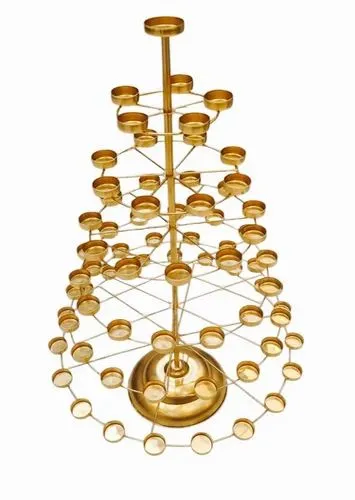 Gold Decorative Candle Holder
