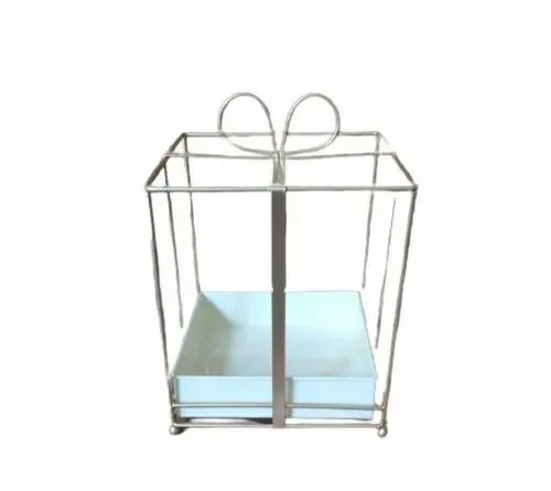 Metal Bow Basket