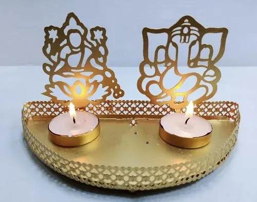 Metal Shadow Diya