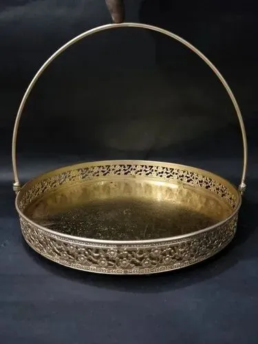 10-Inch Circular Metal Gifting Tray